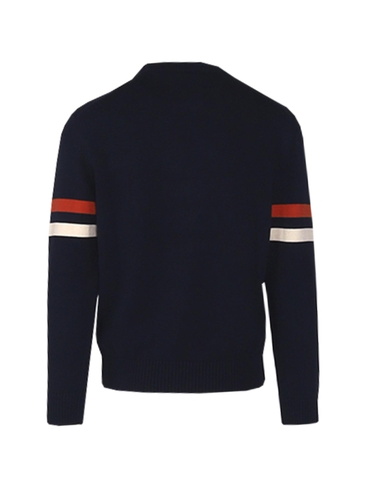 Gant Graphic Badge Crew Neck Sweater 433 evening blue
