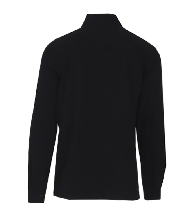 Genti Oaks shirt jacket zip 020 Black