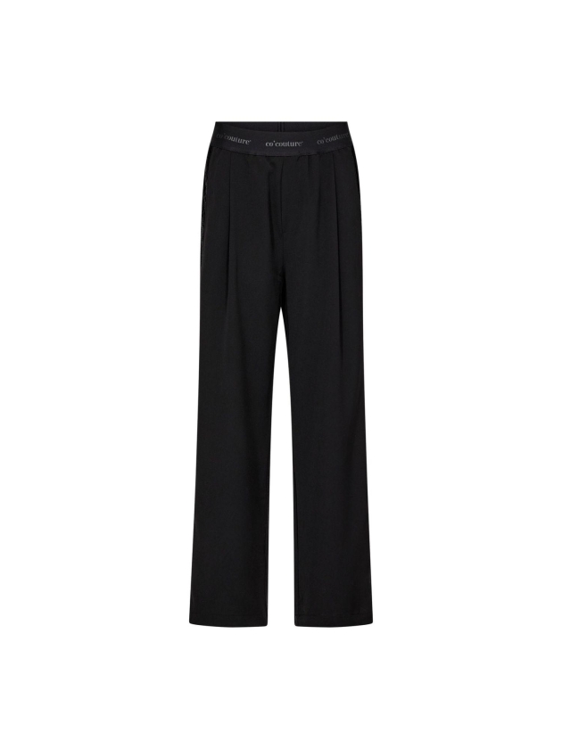 Co Couture AminaCC logo shimmer pants 96 Black