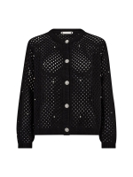 Co Couture HoopaCC krystal cardigan 96 Black