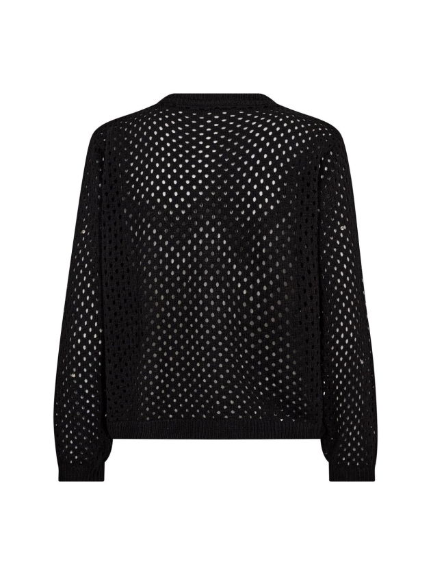 Co Couture HoopaCC krystal cardigan 96 Black