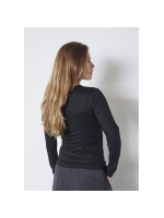 Co Couture MannyCC lurex emb l/s tee 96 Black