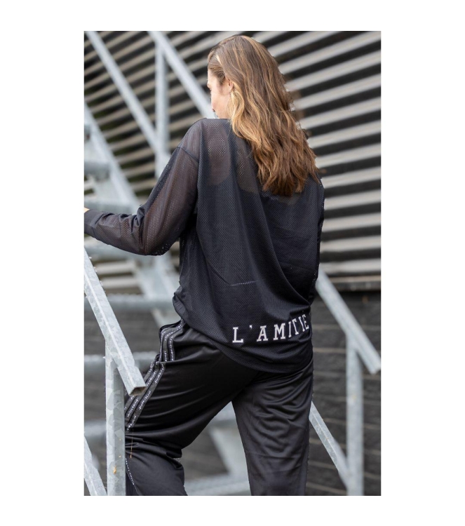 Haute L Amitie Haute drift blouse Black
