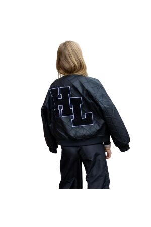 Haute L Amitie Quilt pu bomber Black