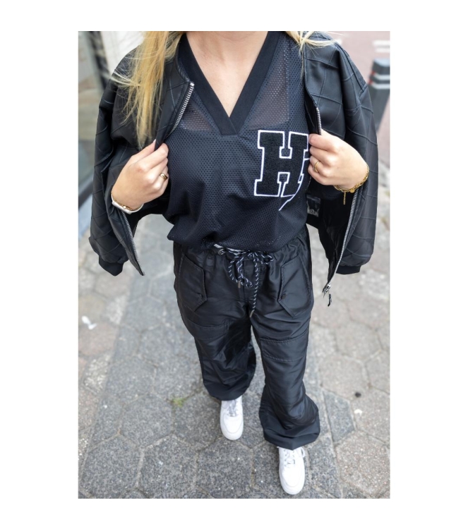 Haute L Amitie Cargo pull on tall trouser Black