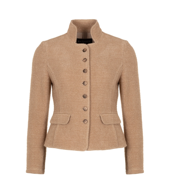 B-Three Blazer Maartje 732 Soft caramel