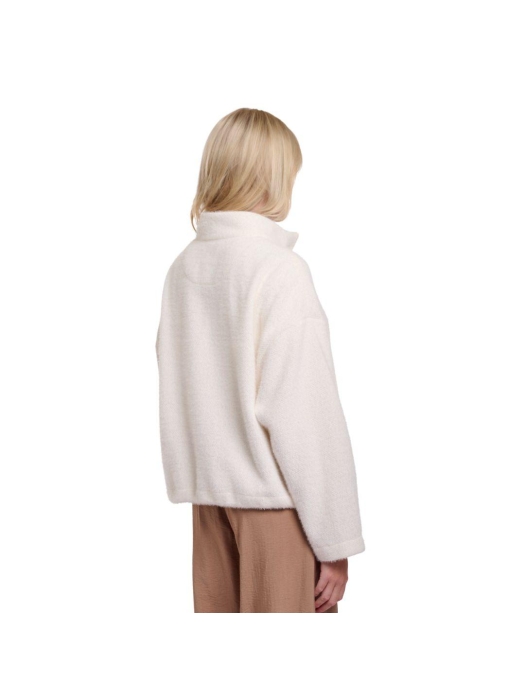 Rino en Pelle Boxy jacket with closure 70 snow white