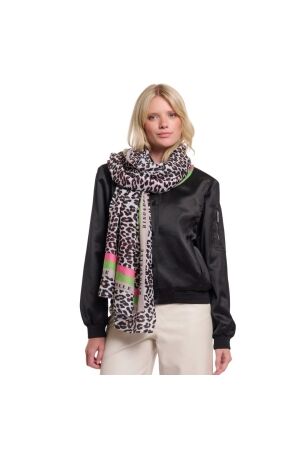 Rino en Pelle Scarf with leopard print 8980 leopard