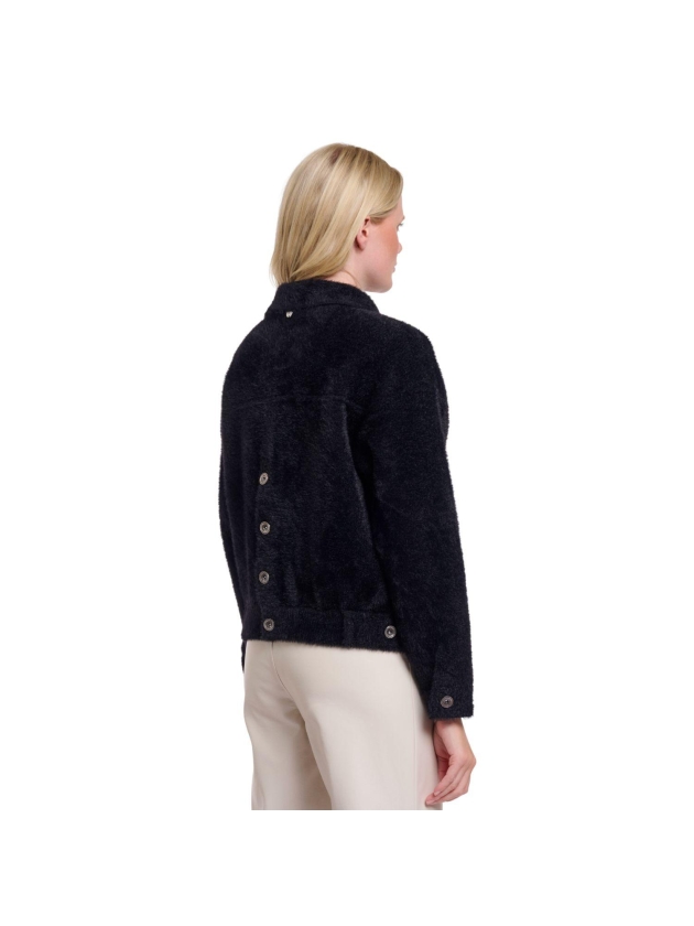 Rino en Pelle Boxy jacket 9900 black