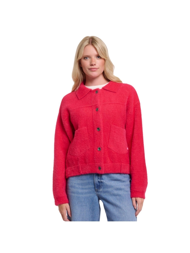 Rino en Pelle Boxy jacket 10996 pink punch