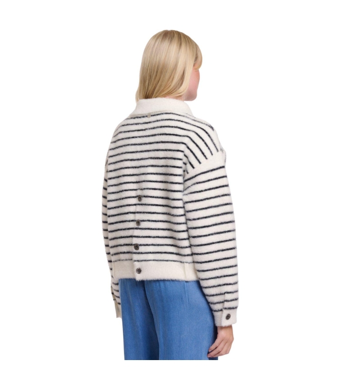 Rino en Pelle Boxy jacket 11041 black white striped