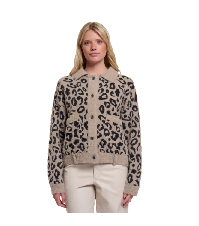 Rino en Pelle Boxy jacket 11066 desert leopard