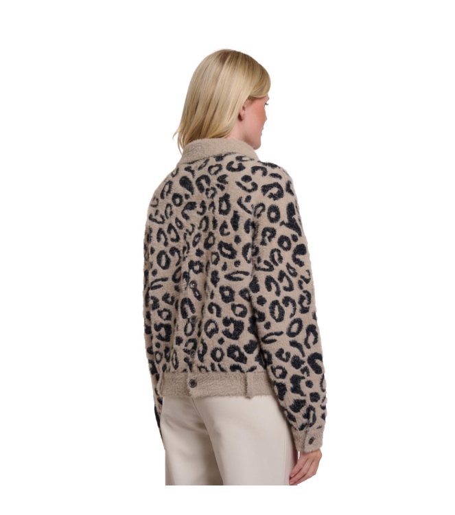 Rino en Pelle Boxy jacket 11066 desert leopard