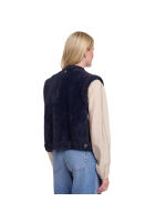 Rino en Pelle Short waistcoat 10175 dark navy