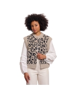 Rino en Pelle Short waistcoat 11066 desert leopard