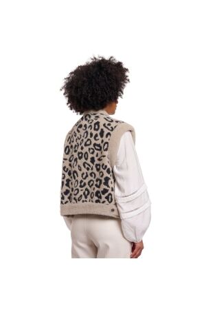 Rino en Pelle Short waistcoat 11066 desert leopard