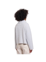 Rino en Pelle Short double breasted jacket 11064 light blue graphic