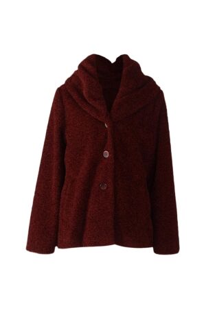 Civas Coat kort 054 Aubergine