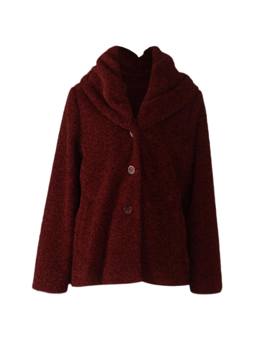Civas Coat kort 054 Aubergine