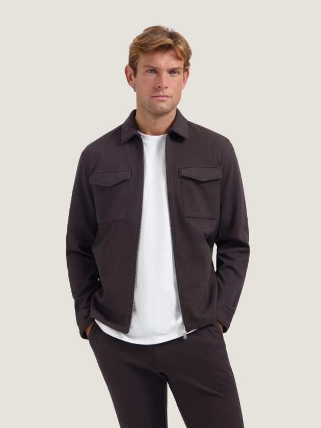 Dstrezzed Pike Overshirt 799 Dk brown