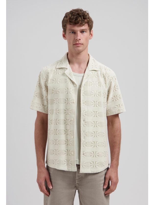 Dstrezzed Luca Resort Shirt 107 Silver birch