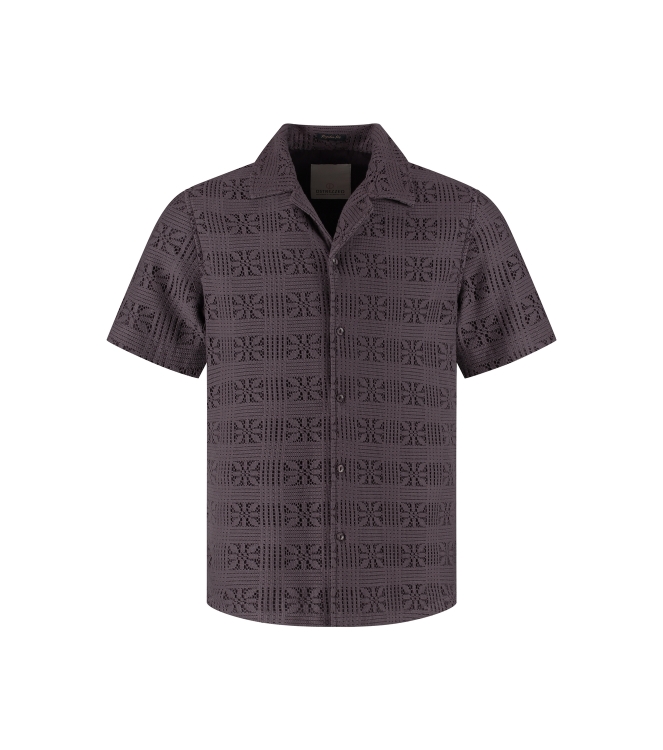 Dstrezzed Luca Resort Shirt 463 Purple grey