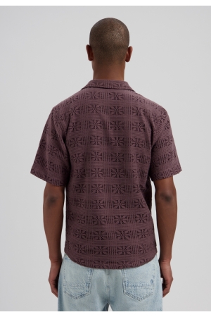 Dstrezzed Luca Resort Shirt 463 Purple grey