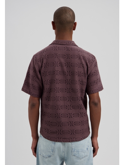 Dstrezzed Luca Resort Shirt 463 Purple grey