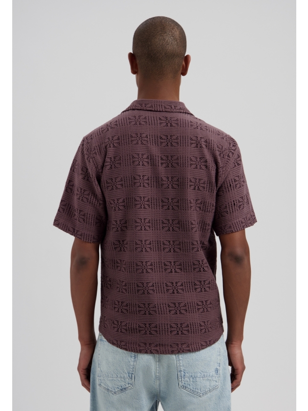 Dstrezzed Luca Resort Shirt 463 Purple grey