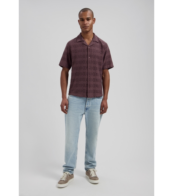 Dstrezzed Luca Resort Shirt 463 Purple grey