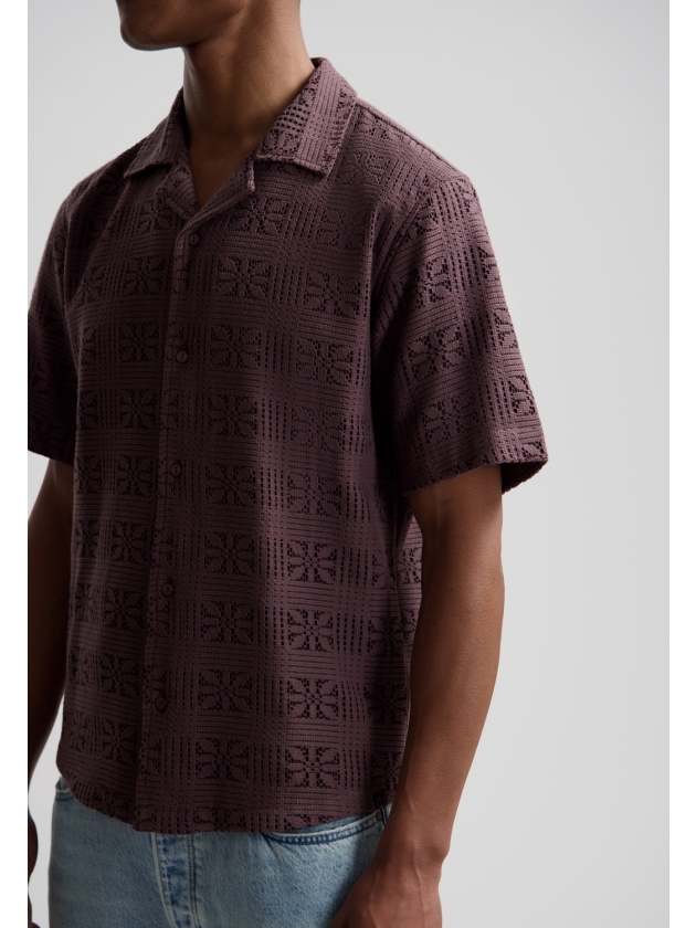 Dstrezzed Luca Resort Shirt 463 Purple grey