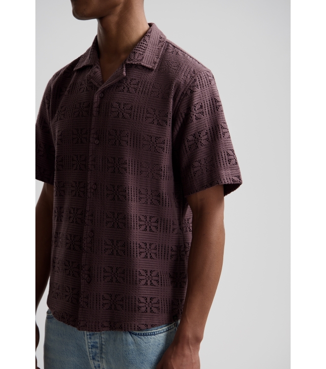 Dstrezzed Luca Resort Shirt 463 Purple grey