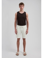 Dstrezzed Logan Waffle Sweatshort 107 Silver birch