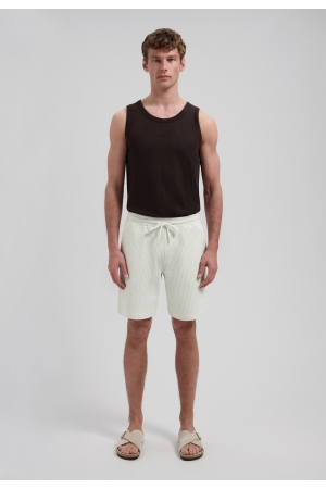Dstrezzed Logan Waffle Sweatshort 107 Silver birch