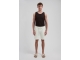 Dstrezzed Logan Waffle Sweatshort 107 Silver birch
