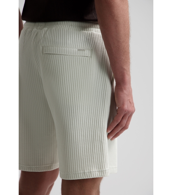 Dstrezzed Logan Waffle Sweatshort 107 Silver birch