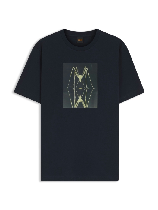 Hugo Boss Orange Te_Creature 10277382 01 404 Dark blue