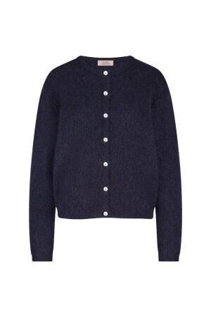 Studio Anneloes Bibi mohair cardigan 6900 dark blue