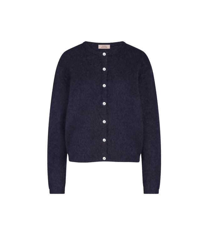 Studio Anneloes Bibi mohair cardigan 6900 dark blue