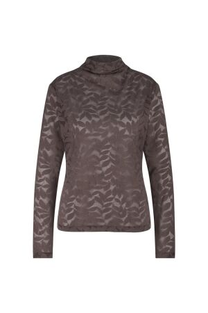 Studio Anneloes Reagan lace top 8700 espresso