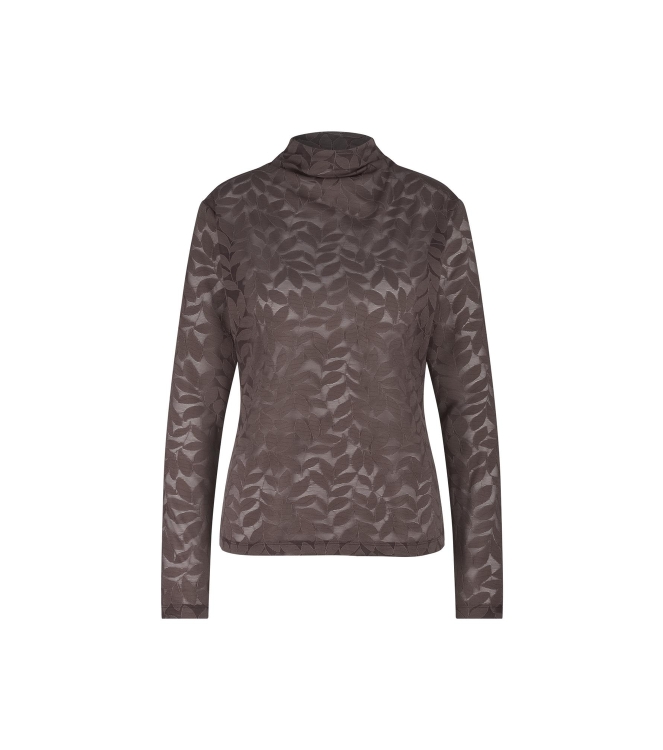 Studio Anneloes Reagan lace top 8700 espresso