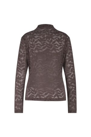 Studio Anneloes Reagan lace top 8700 espresso