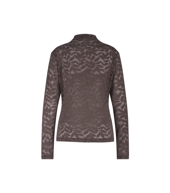 Studio Anneloes Reagan lace top 8700 espresso