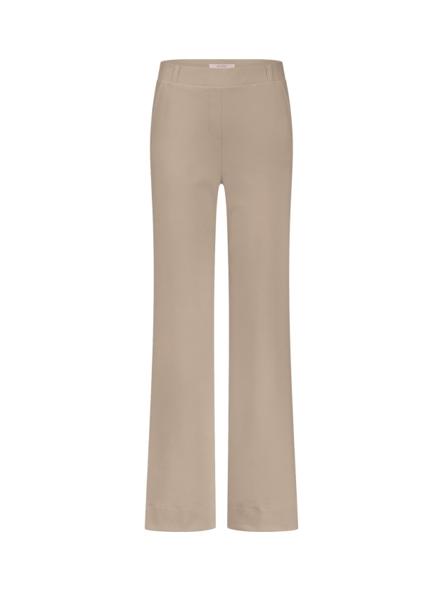 Studio Anneloes Lexie bonded trousers 2200 latte