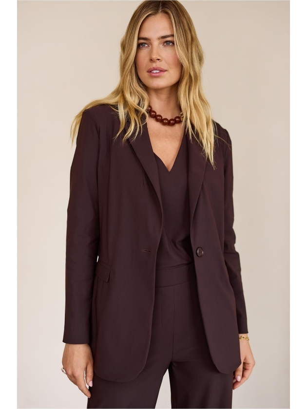 Studio Anneloes Fran blazer 8700 espresso