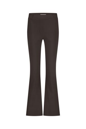 Studio Anneloes Flair bonded trousers 8700 espresso