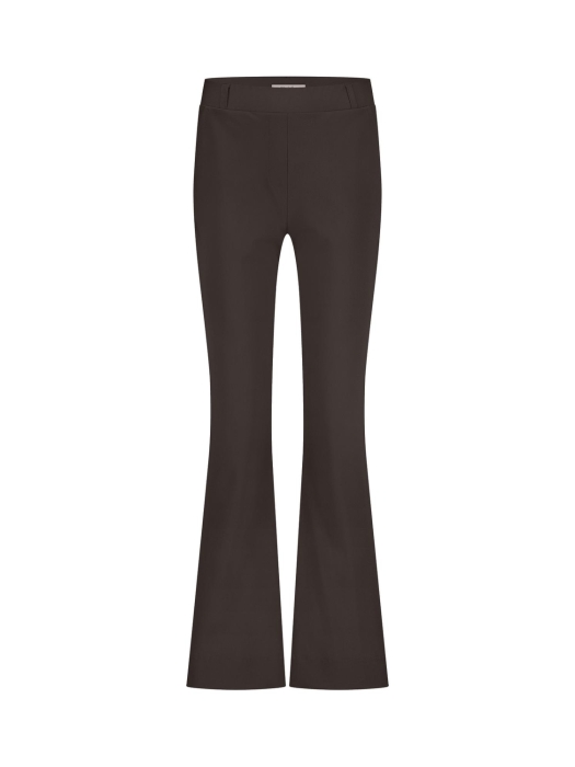 Studio Anneloes Flair bonded trousers 8700 espresso
