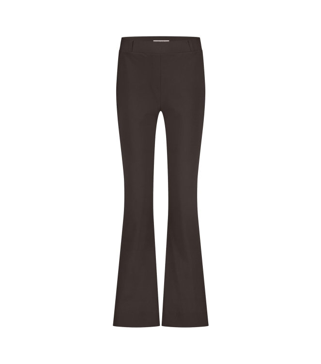 Studio Anneloes Flair bonded trousers 8700 espresso
