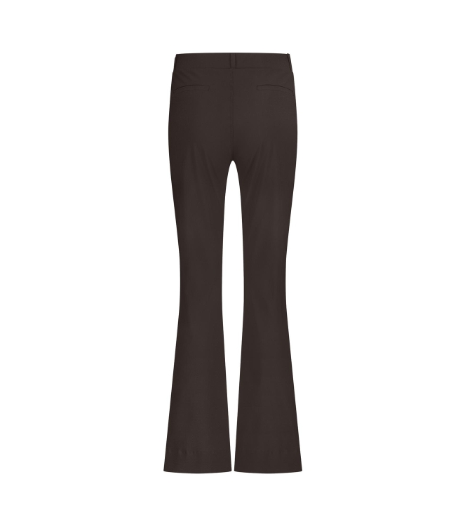 Studio Anneloes Flair bonded trousers 8700 espresso