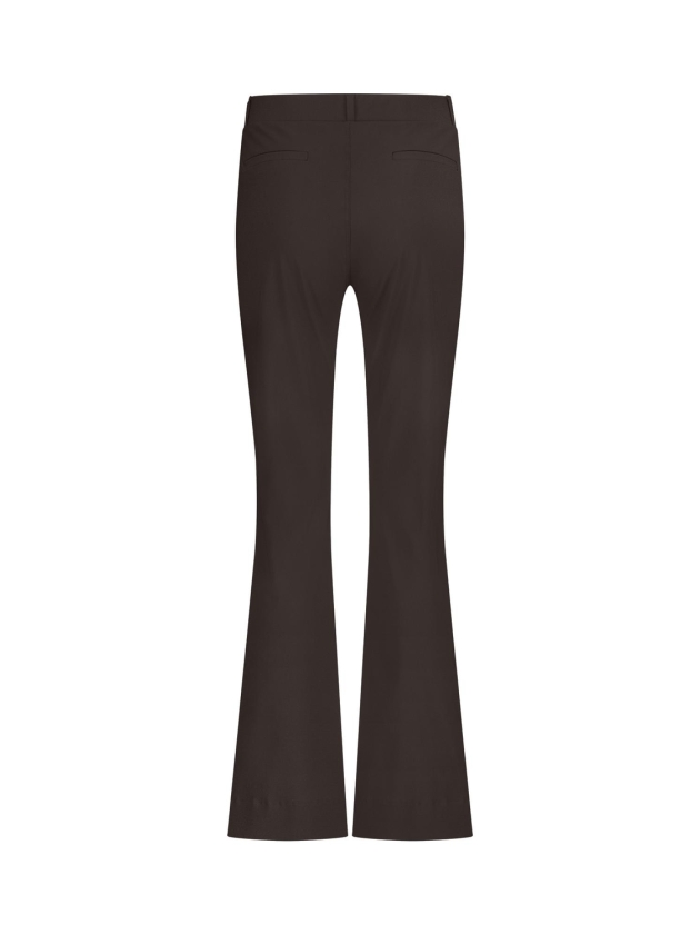 Studio Anneloes Flair bonded trousers 8700 espresso